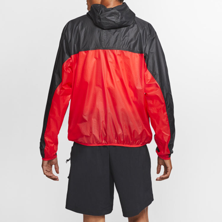 Men's Nike ACG Sports Hooded Jacket Black Red CK7239-657 - 5