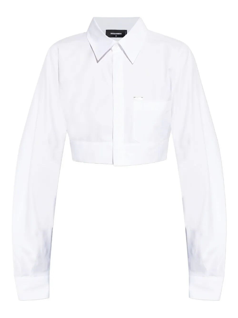 The ROUNDED CROPPED SHIRT, a remarkable piece by DSQUARED2, is a must-have in the shirt category. Cr - 1