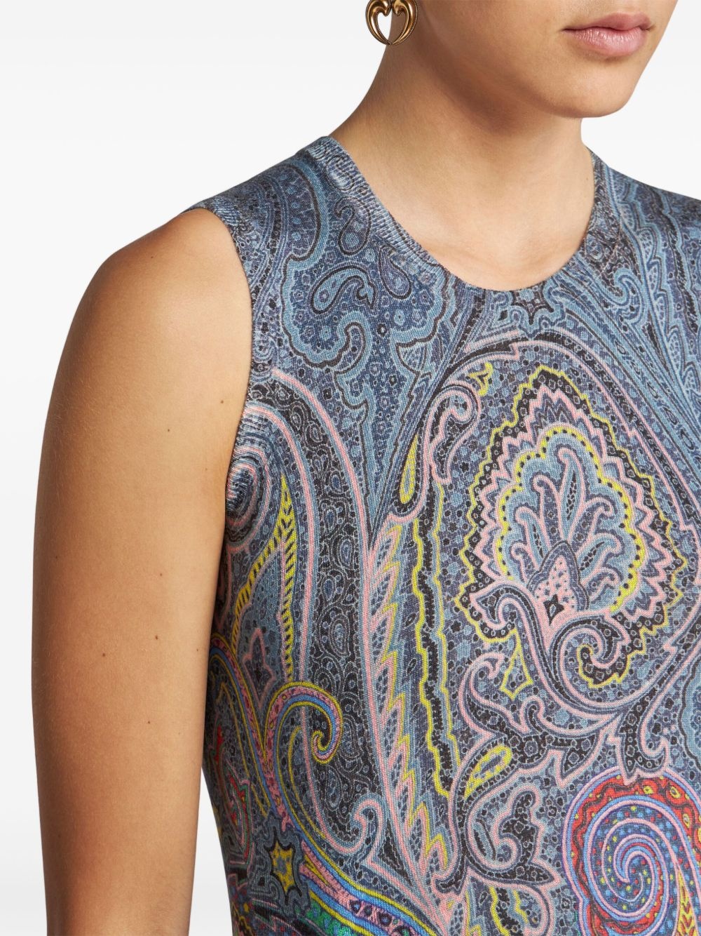 paisley-print top - 4