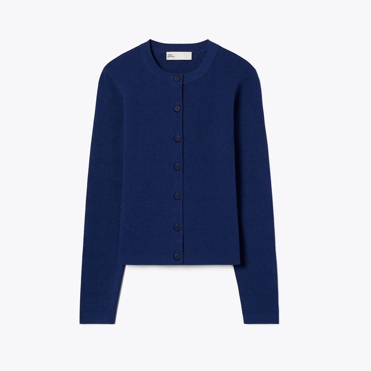 Pointelle Viscose Cardigan - 1