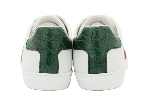 (WMNS) Gucci Ace 'Green Crocodile' 387993-A3830-9071 - 3