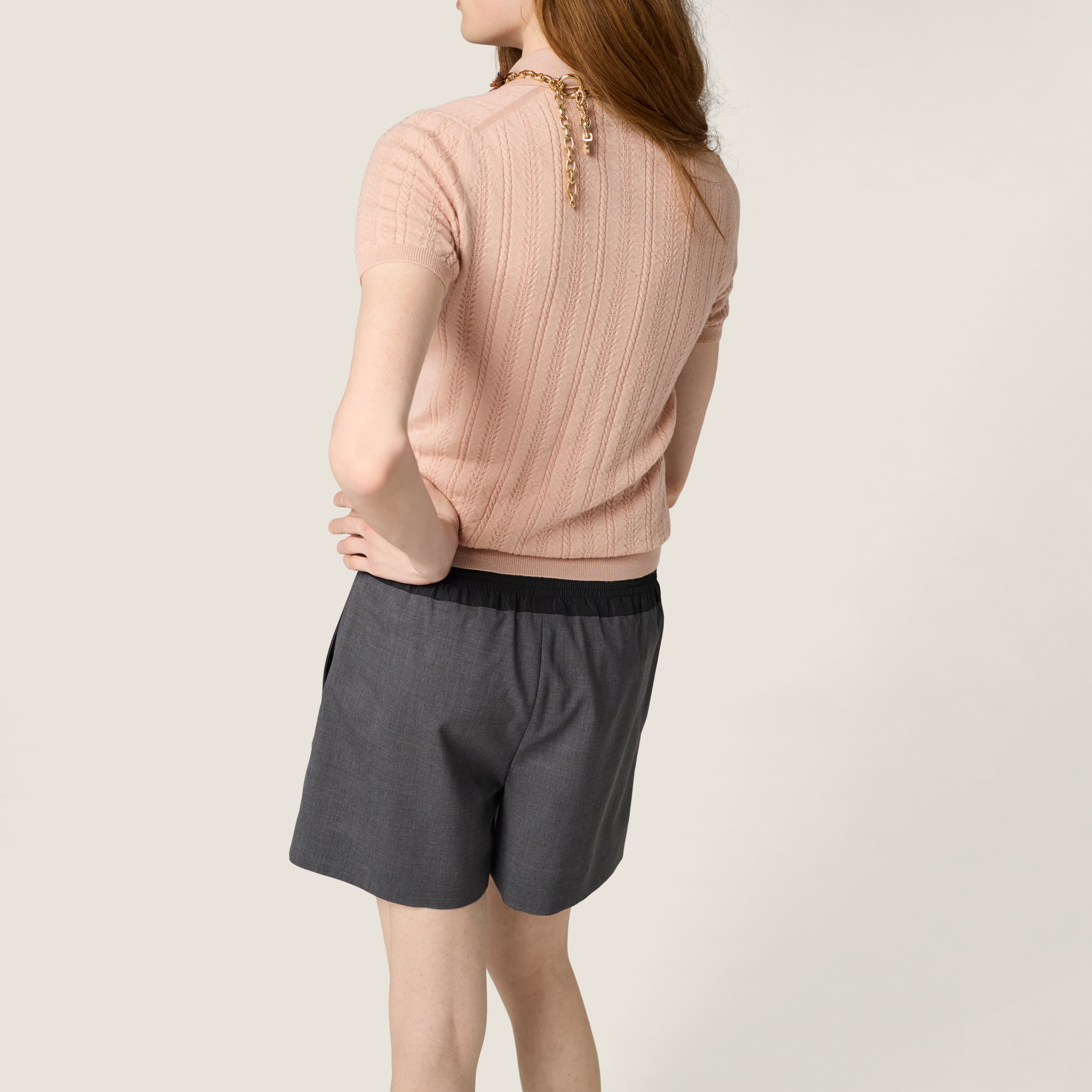 Cashmere polo sweater - 3
