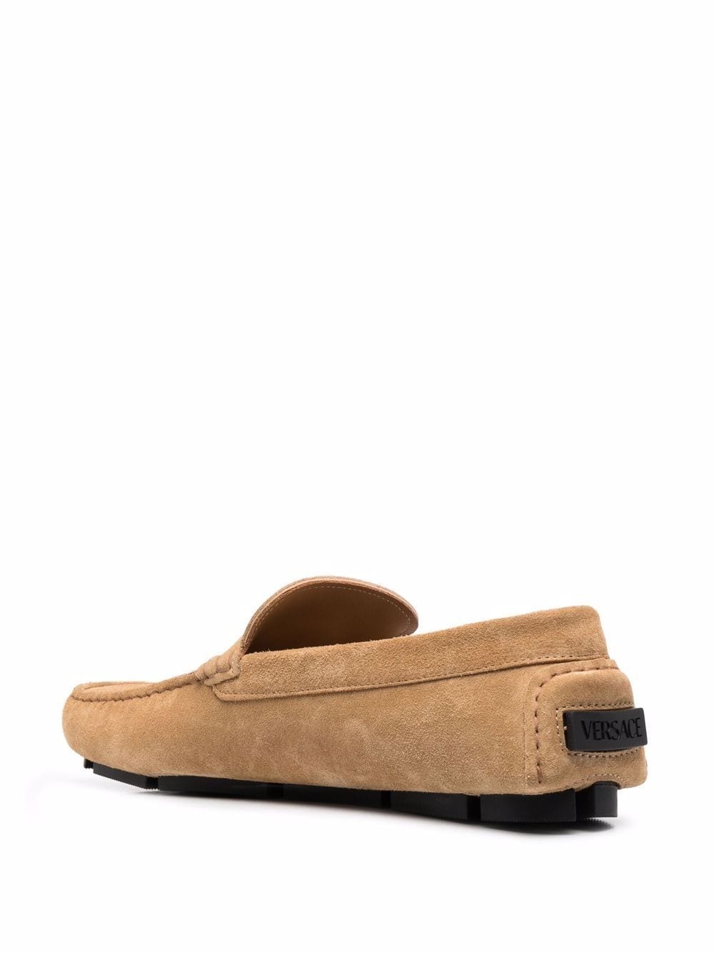 Medusa Head suede loafers - 3