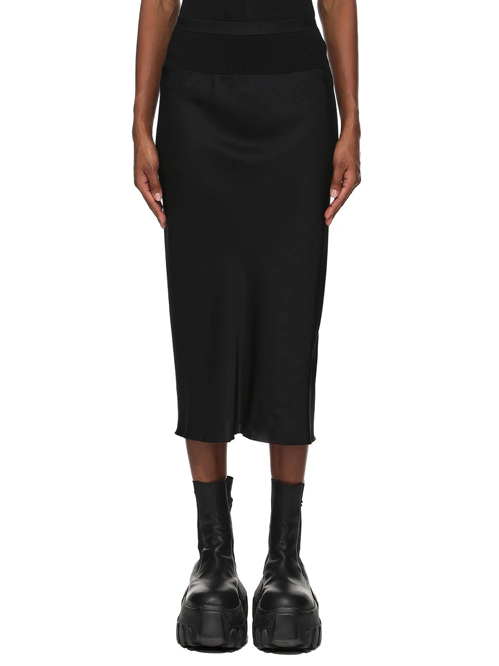 KNEE BIAS SKIRT - 1