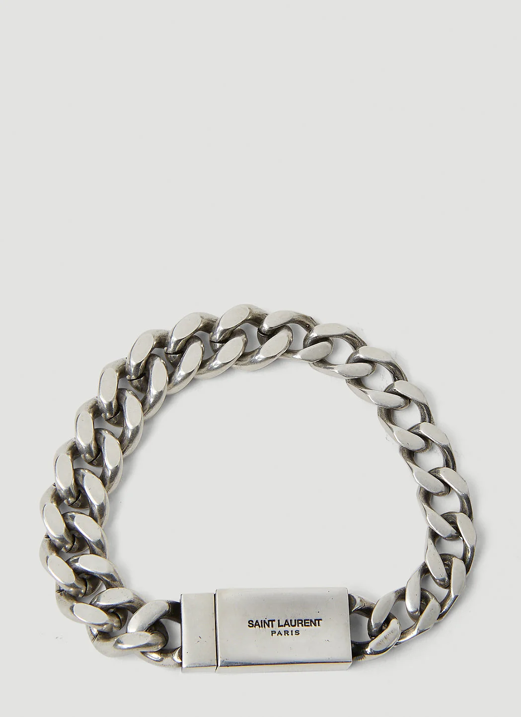 Saint Laurent Men Curb Chain Bracelet - 1