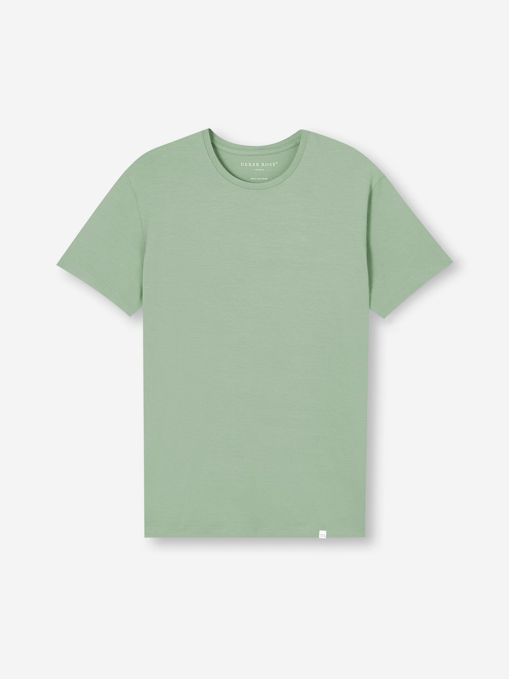 Men's T-Shirt Basel Micro Modal Stretch Eucalyptus - 2