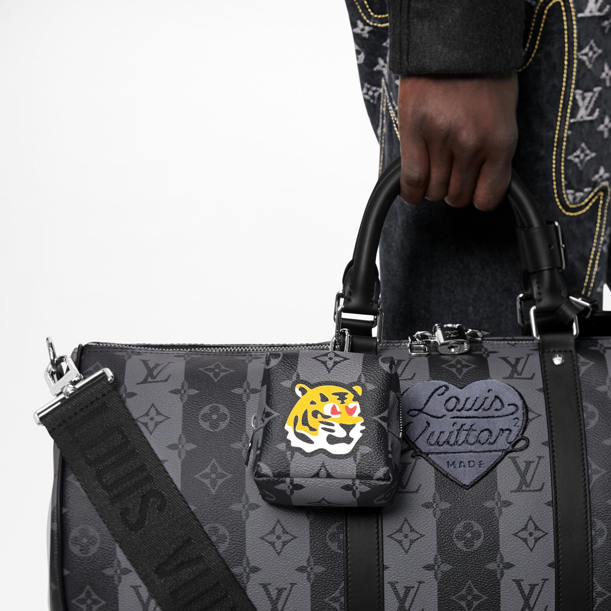 LV Made Squared Pouch Bag Charm - 2