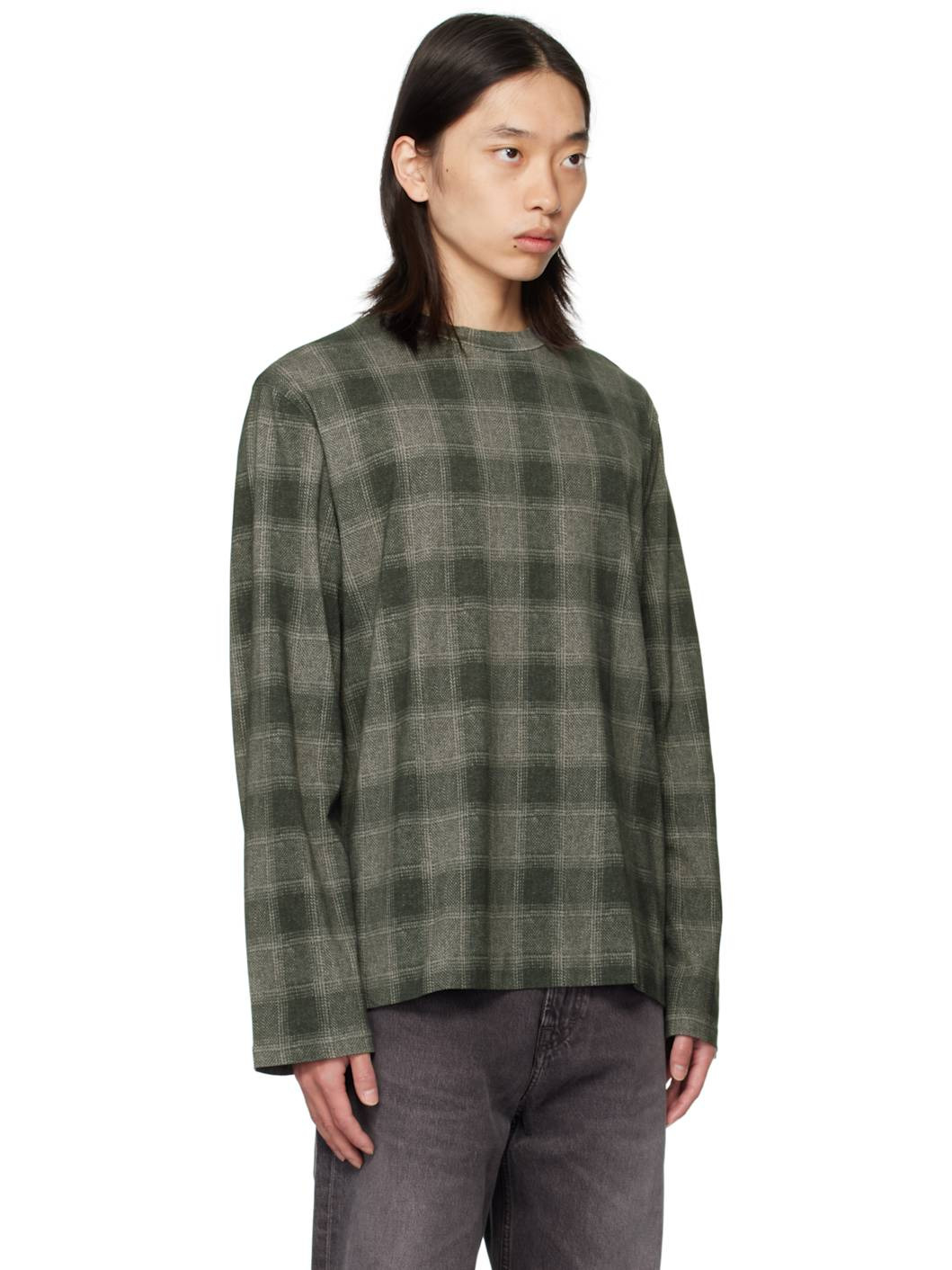 Gray Box Longsleeve T-shirt - 2