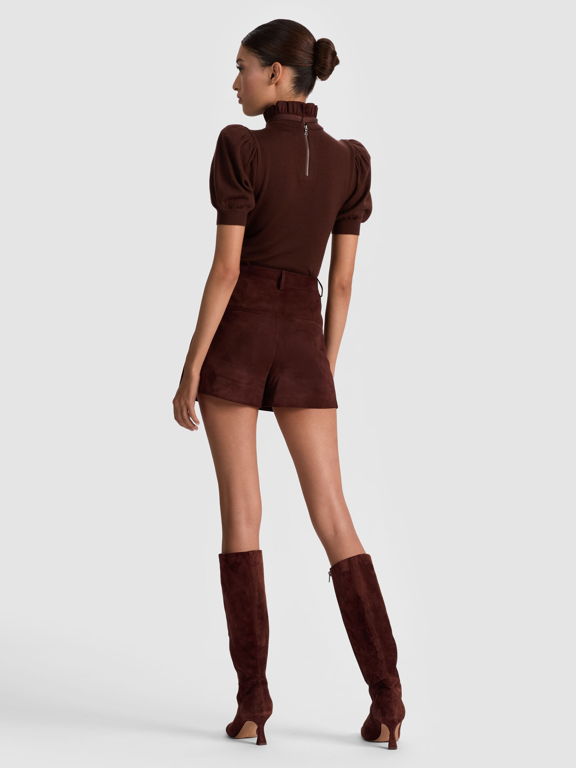 CHASE PUFF SLEEVE SWEATER - 4