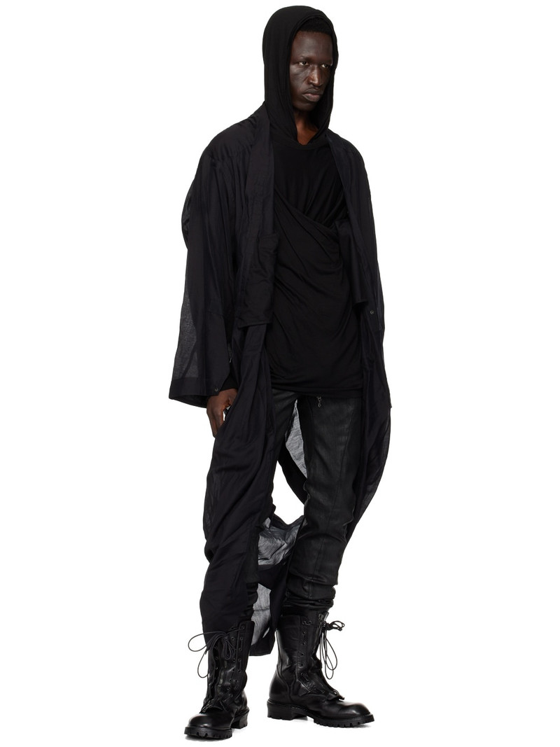 Julius Black Drape T-Shirt outlook