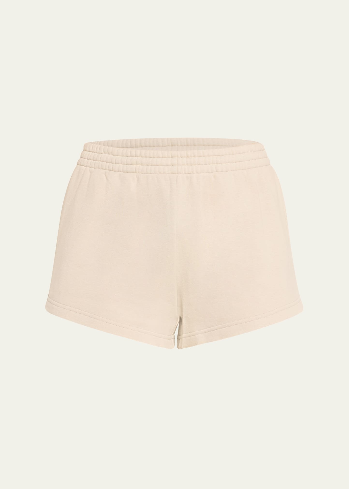 Cotton Fleece Loose Lounge Shorts - 1