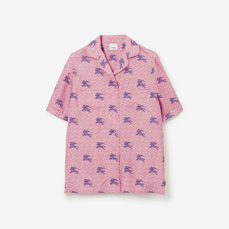 EKD Monogram Silk Pyjama Shirt 1