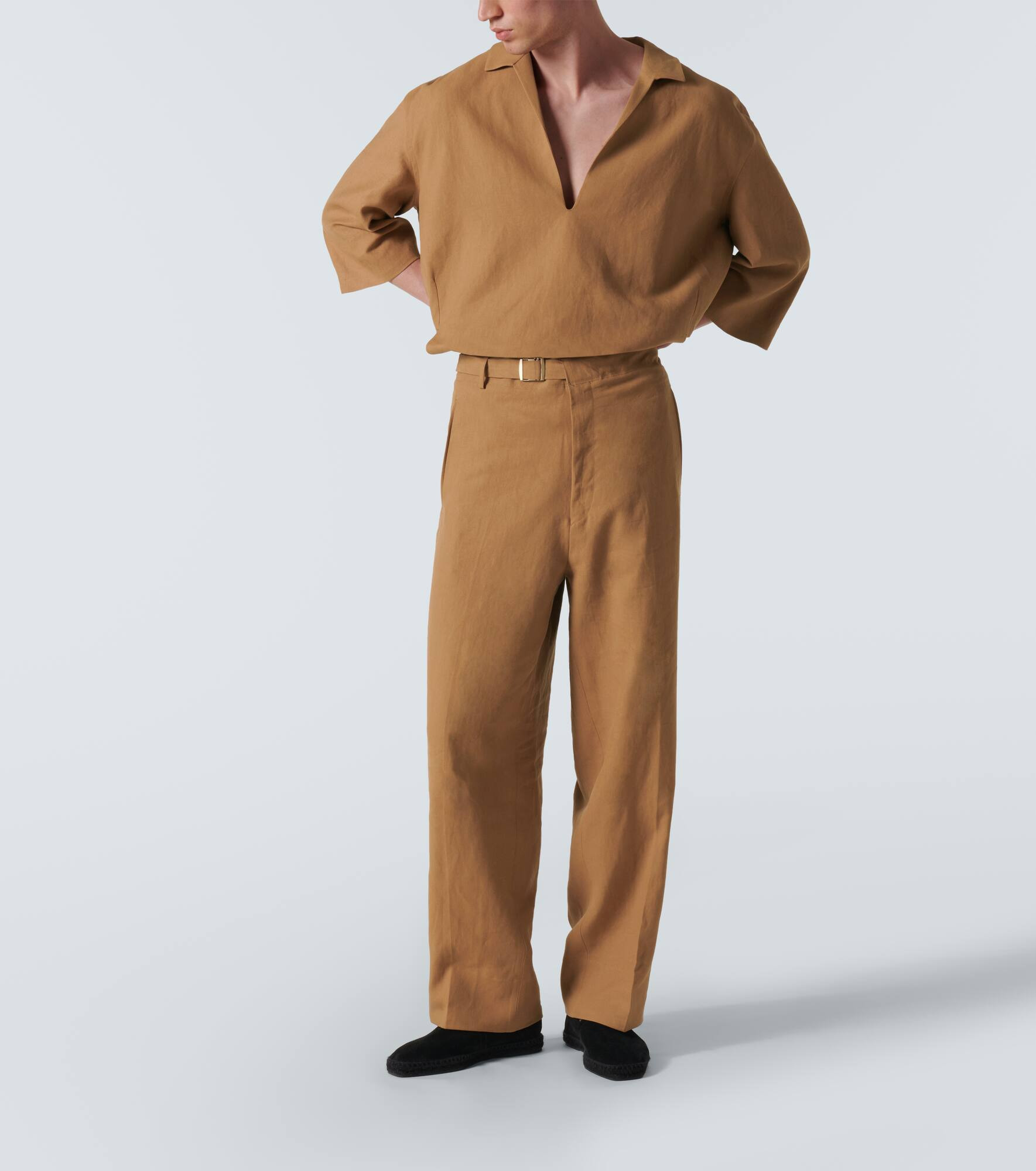 Linen bowling shirt - 2