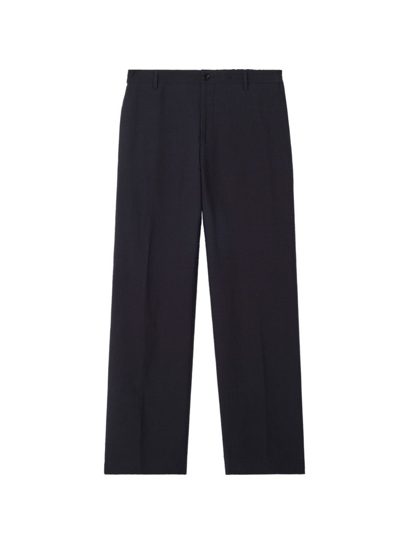 cotton linen tailored trousers 1