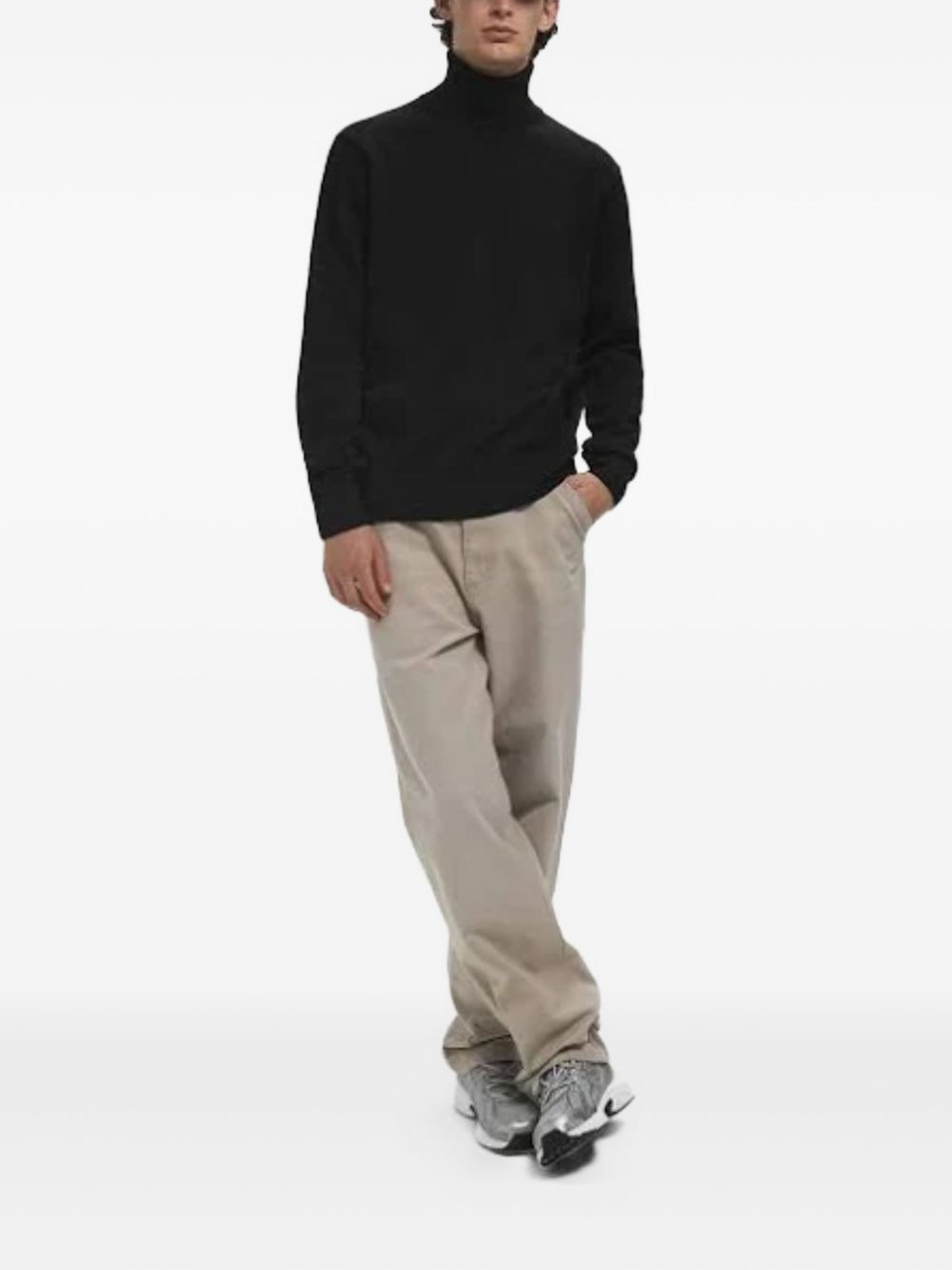 AMI DE COEUR-EMBROIDERED TURTLENECK SWEATER - 2