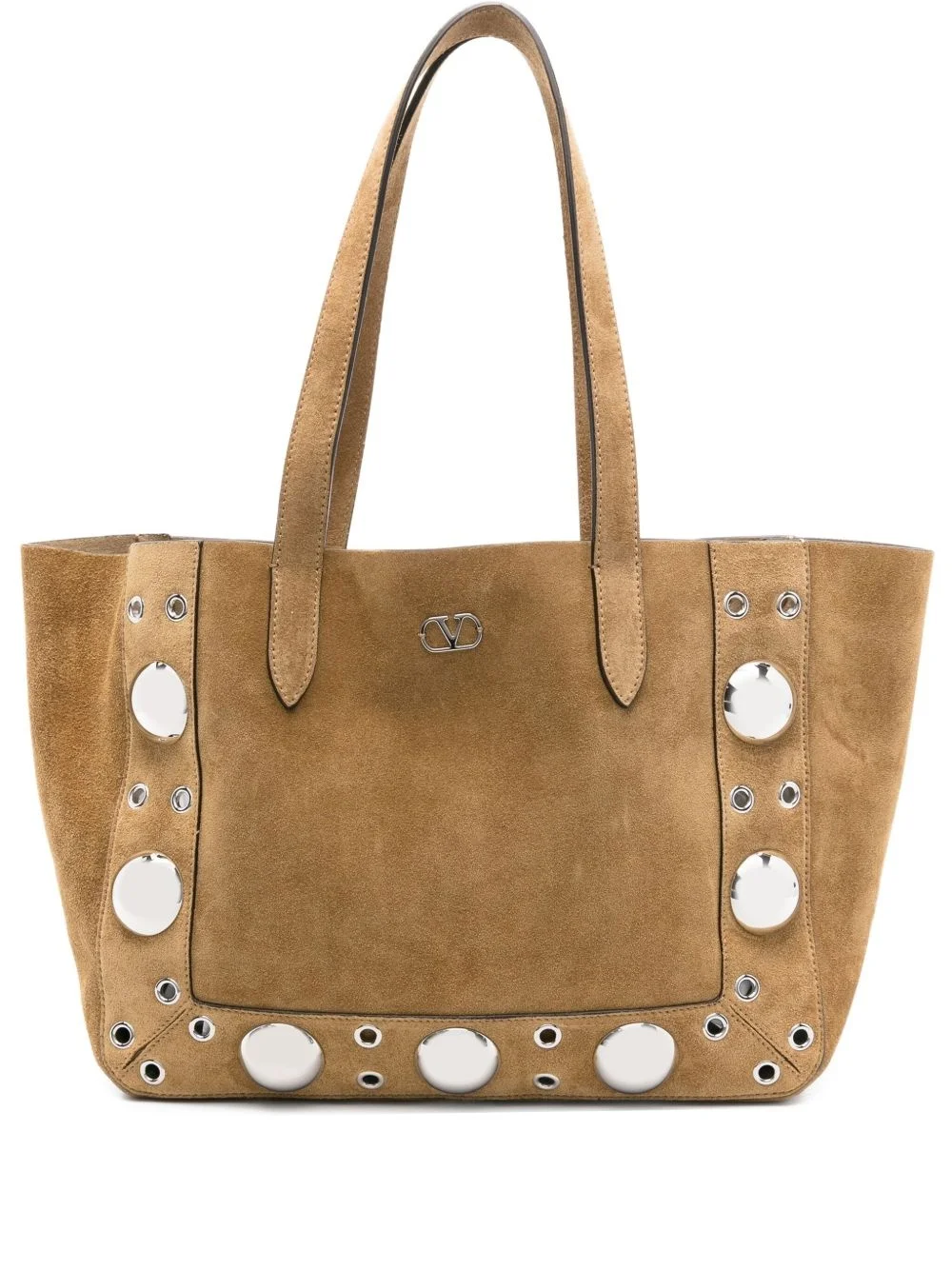 large Nellcôte eyelet-embellished tote bag - 1