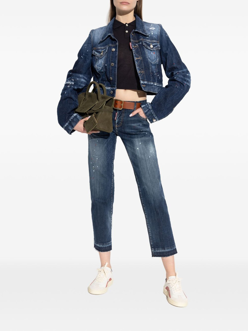 DSQUARED2 belt-loop distressed jeans outlook