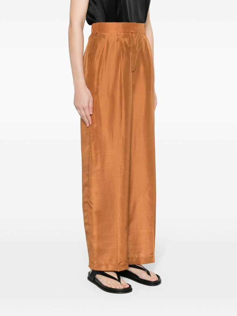 wide-leg silk trousers 3