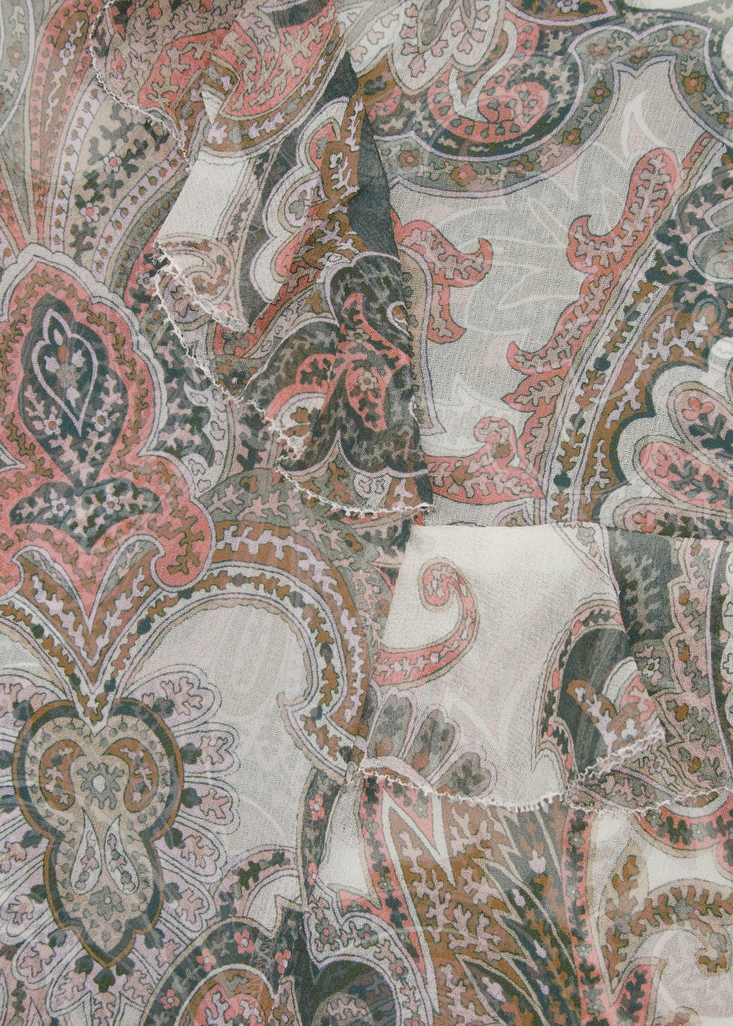 Eleonora paisley-print silk-georgette skirt - 5