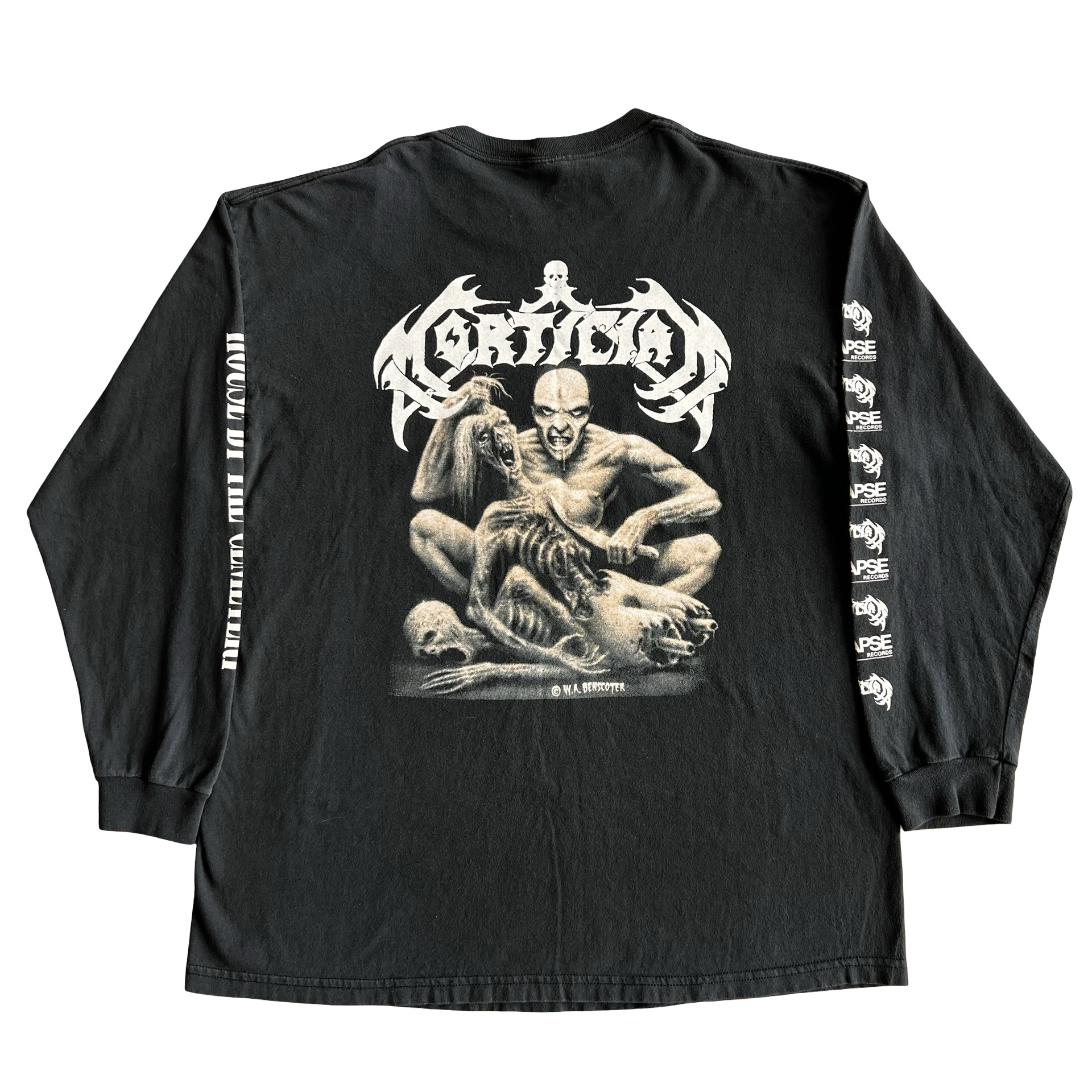 Final Blow - Vintage Mortician "House By The Cemetery" Long Sleeve T-Shirt SZ XL - 7