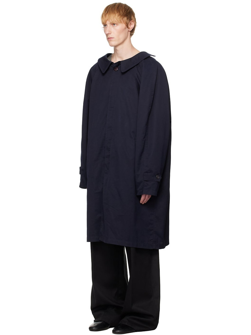 BLESS Navy Extended Trench Coat outlook