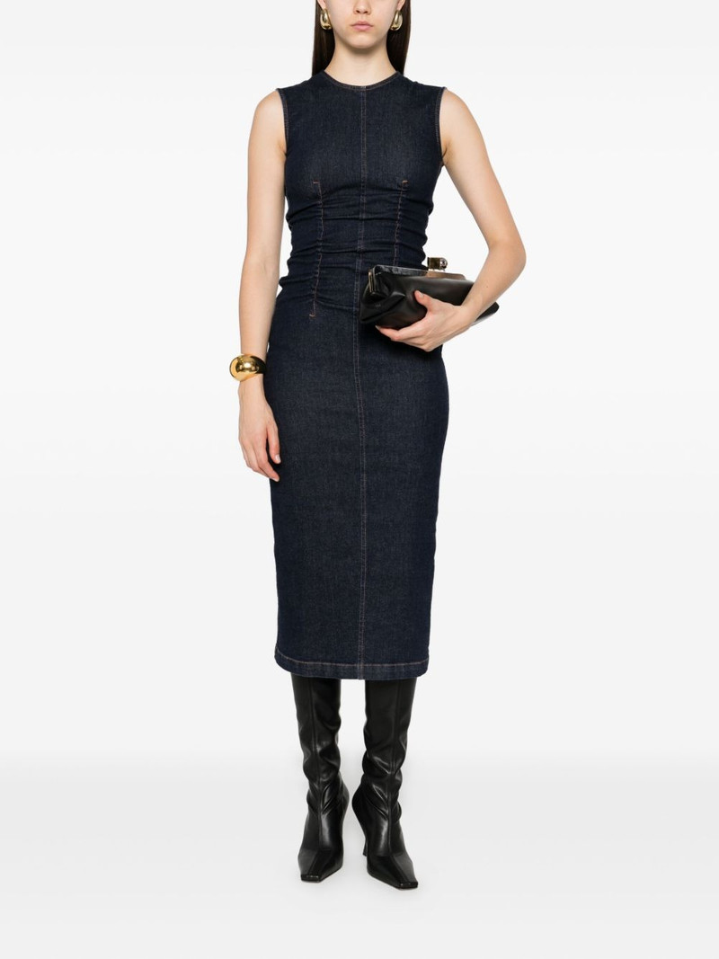 Sportmax denim midi dress outlook