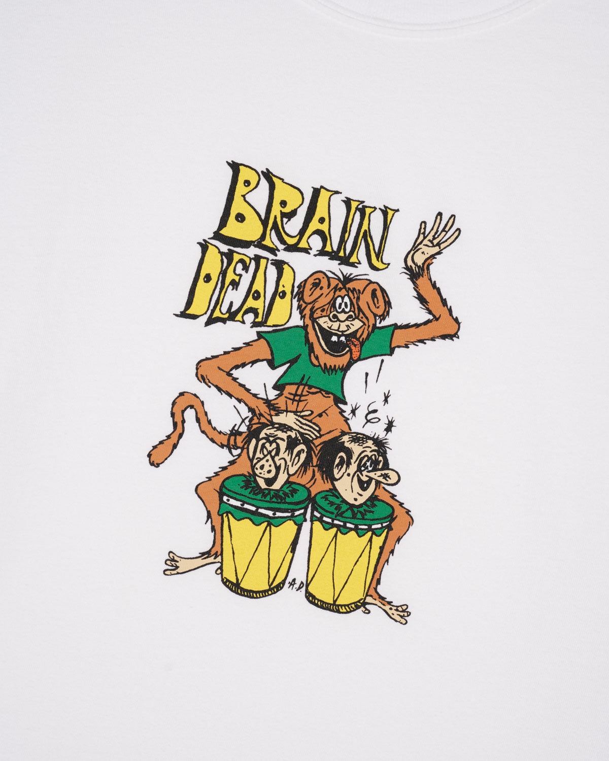 Bongo Brain T-shirt - White - 2