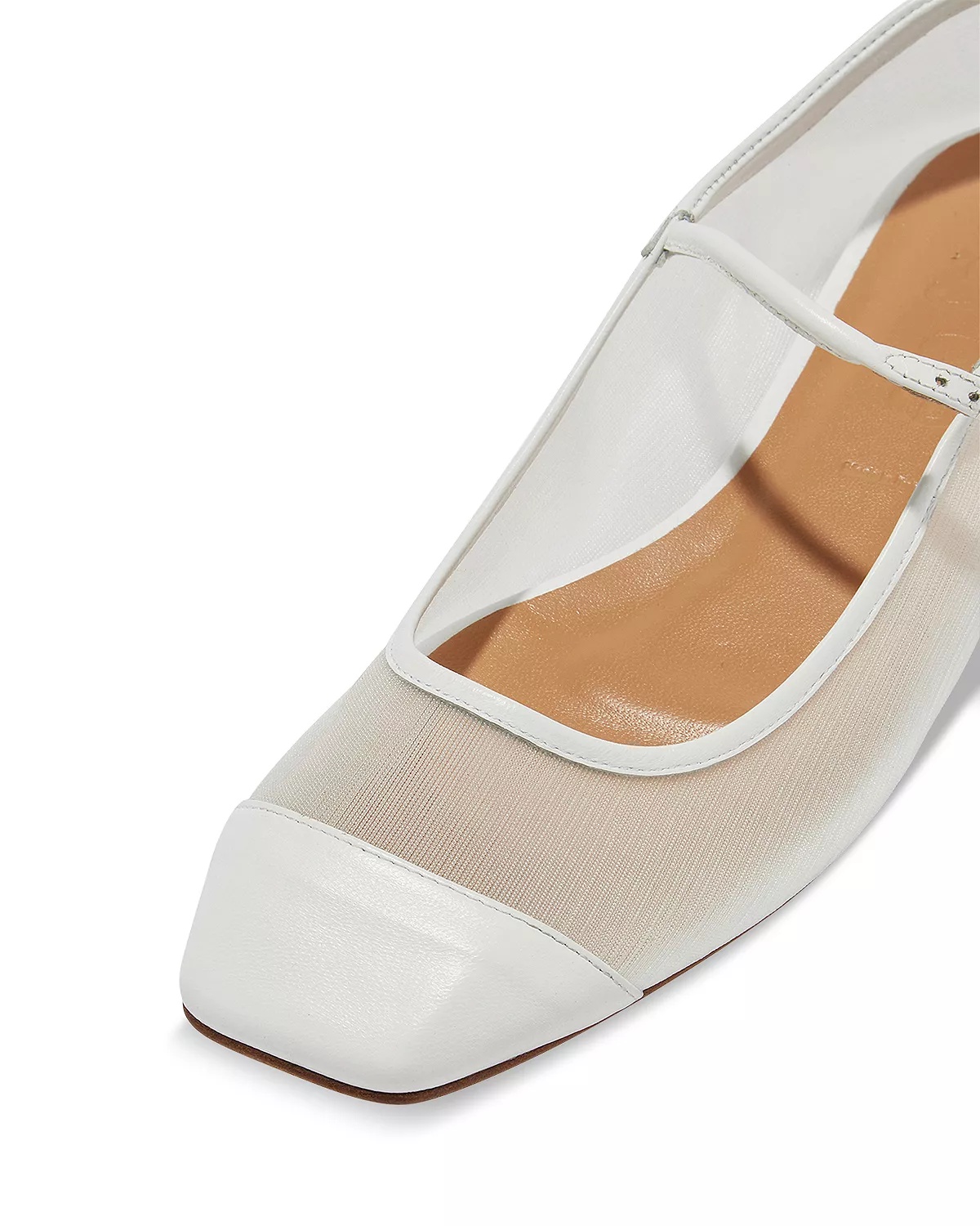 Women's Uma Mesh Leather Flats - 3