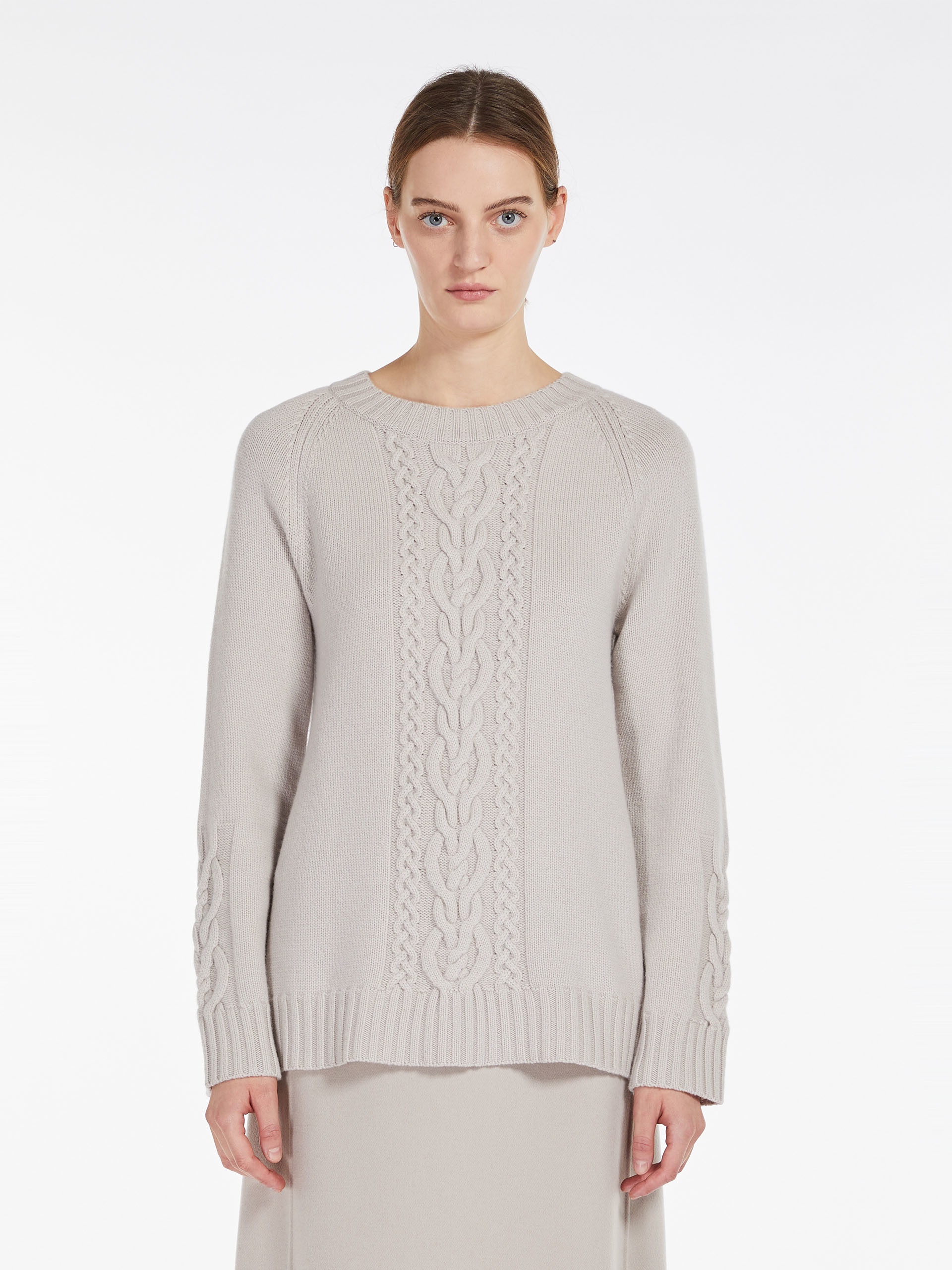 GINNY Cable-knit wool and cashmere sweater - 3