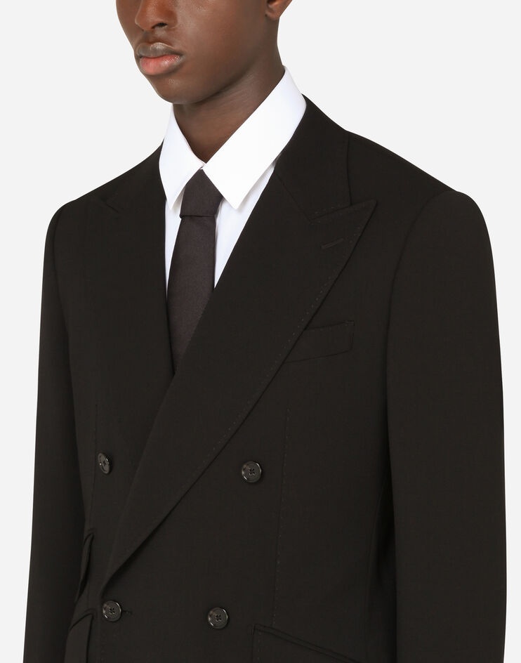 Double-breasted wool Sicilia-fit suit - 6