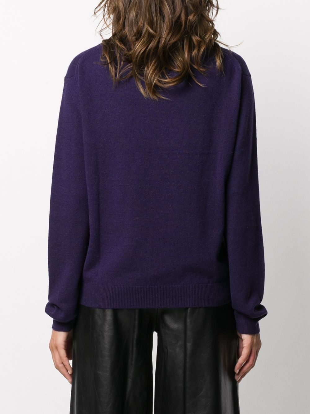 round neck cashmere jumper - 4