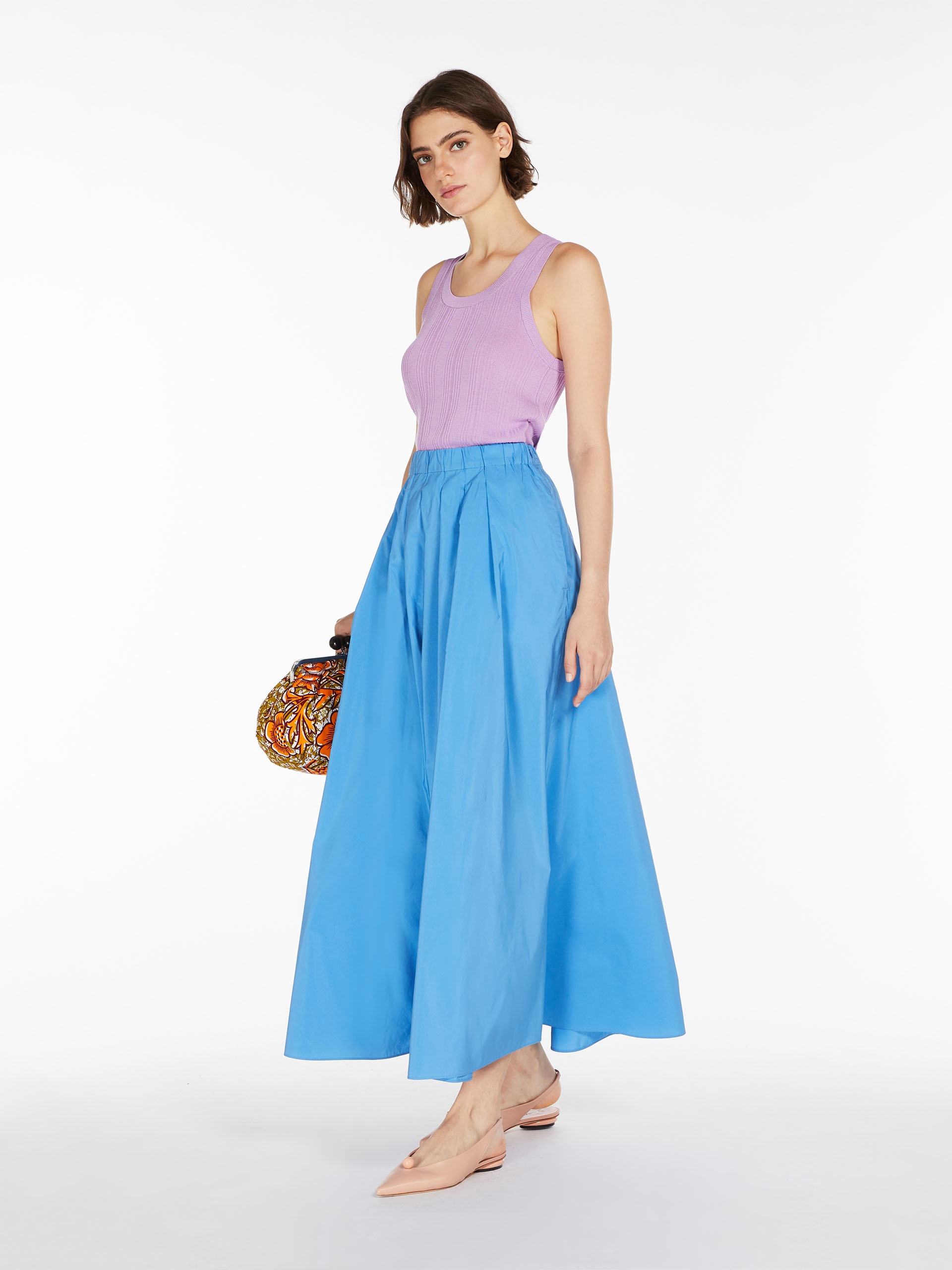 NARSETE Taffeta skirt - 2