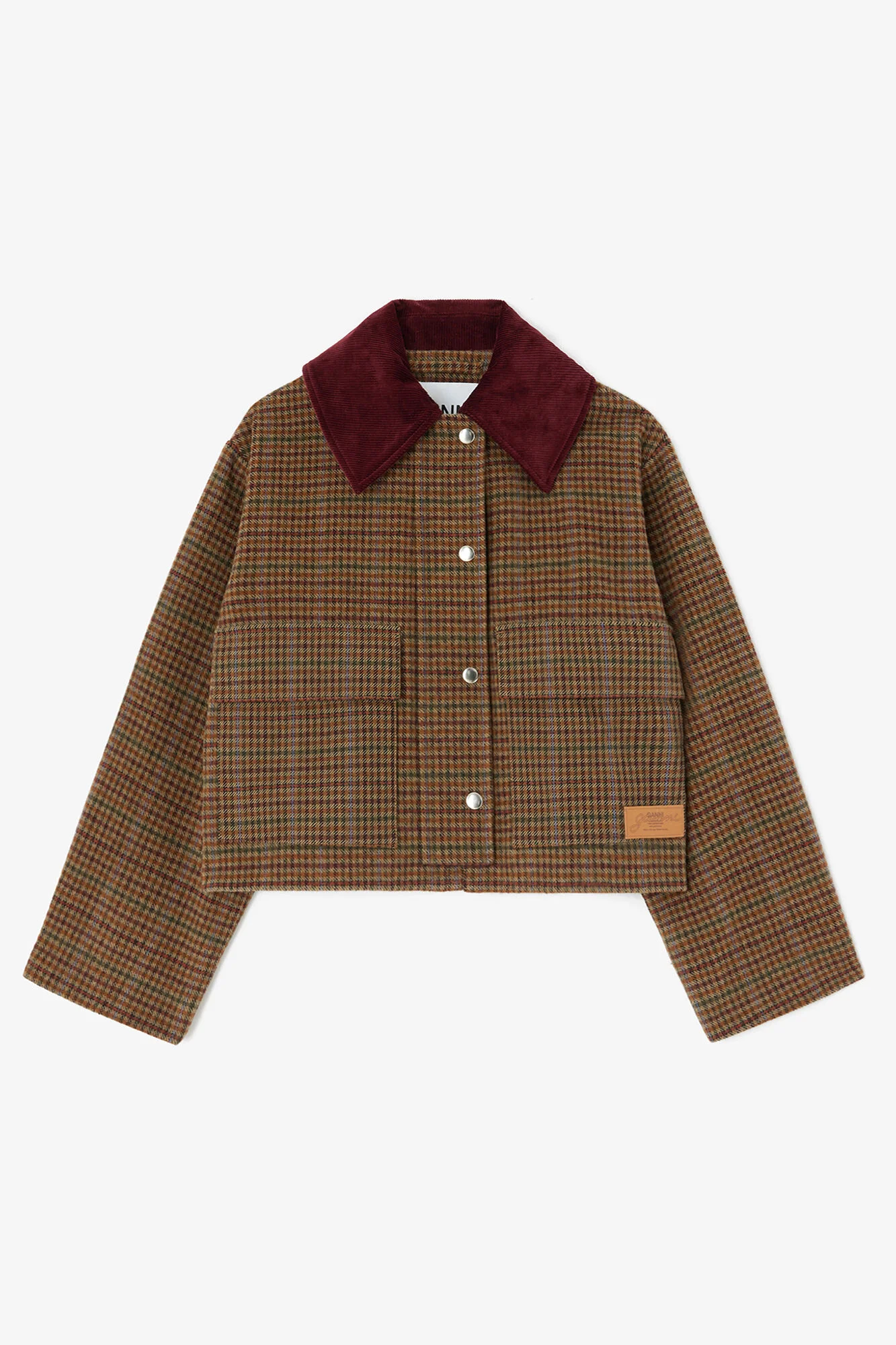 JACKET IN CHECK TWILL - 1