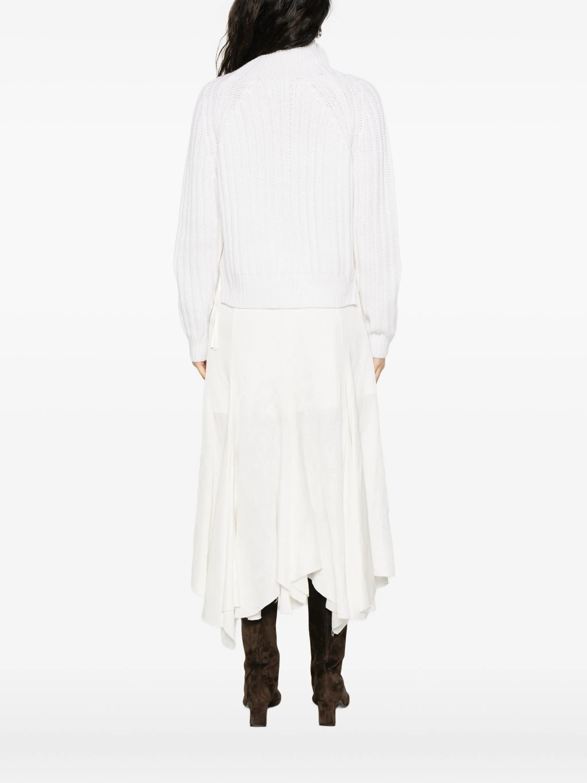 Allude Ribbed Turtleneck Sweater - 5