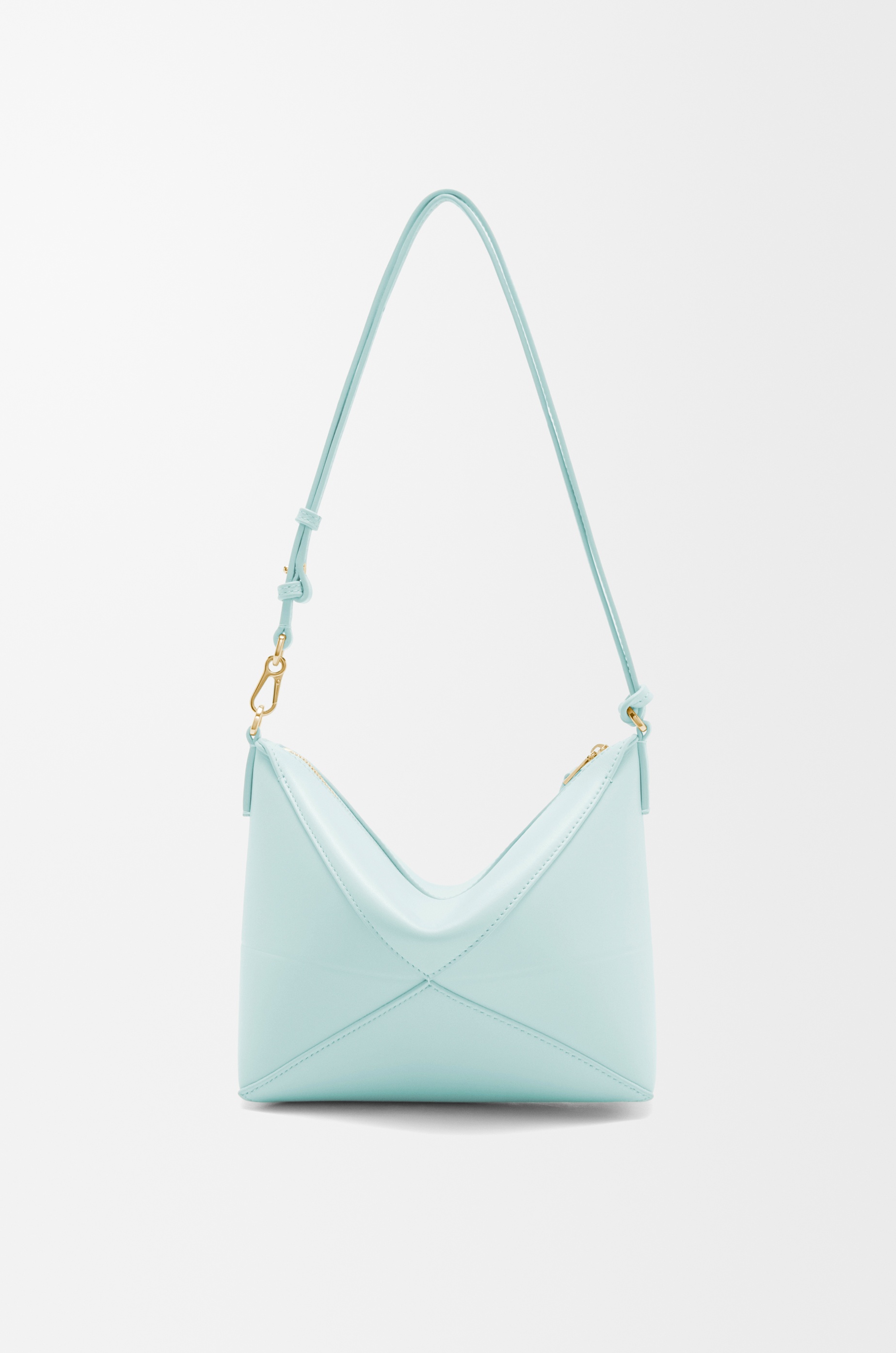 Puzzle Fold pouch in shiny nappa calfskin - 6