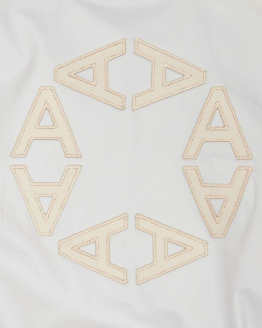 LEATHER LOGO VARSITY JACKET - 9