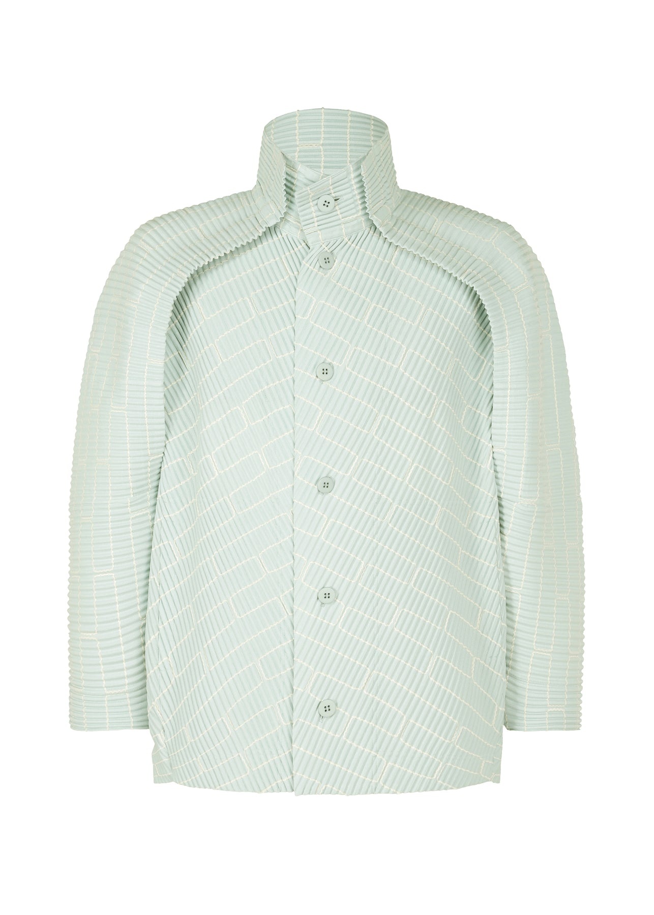 EMBROIDERY PLEATS JACKET - 1