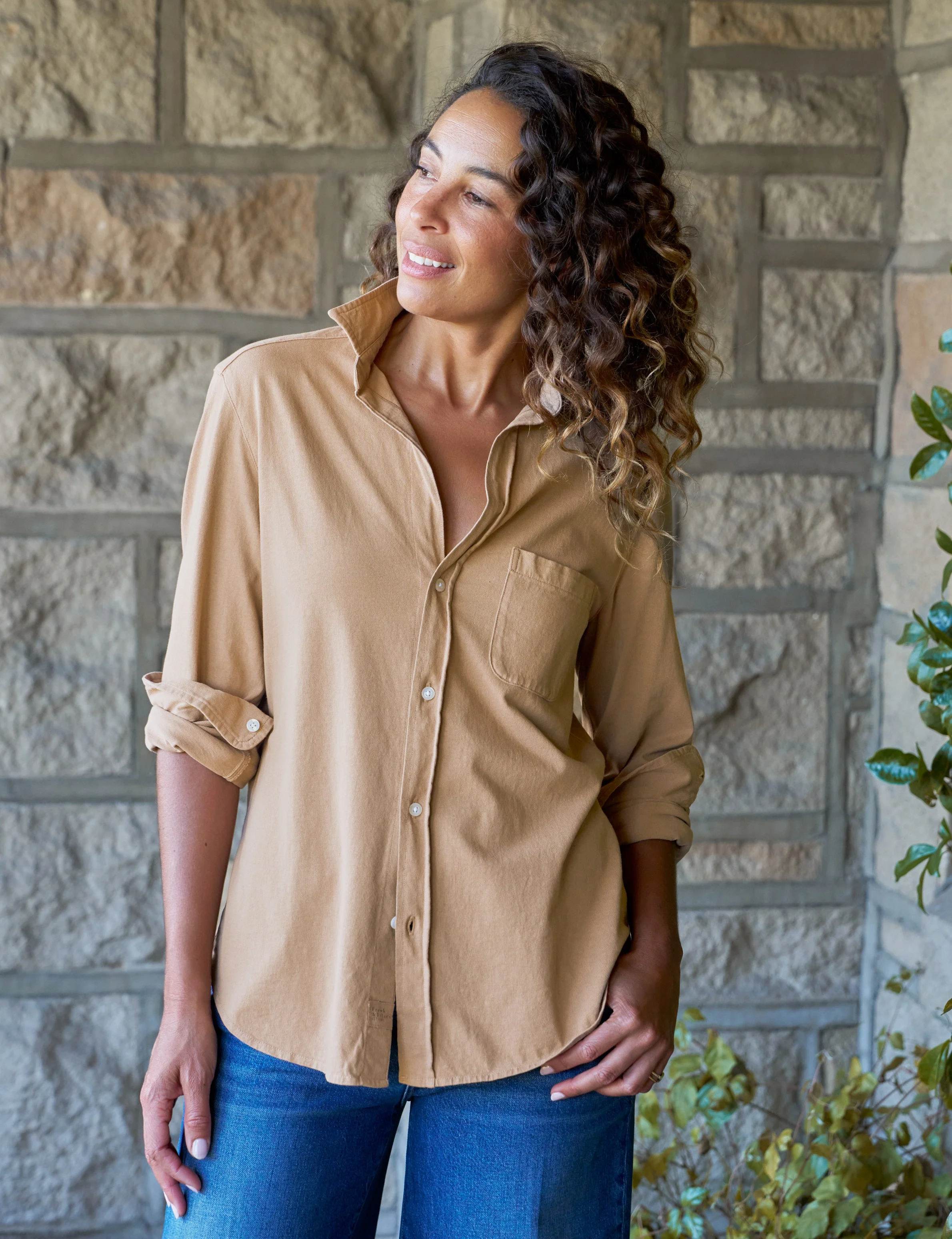 Button-Up Tee - 1