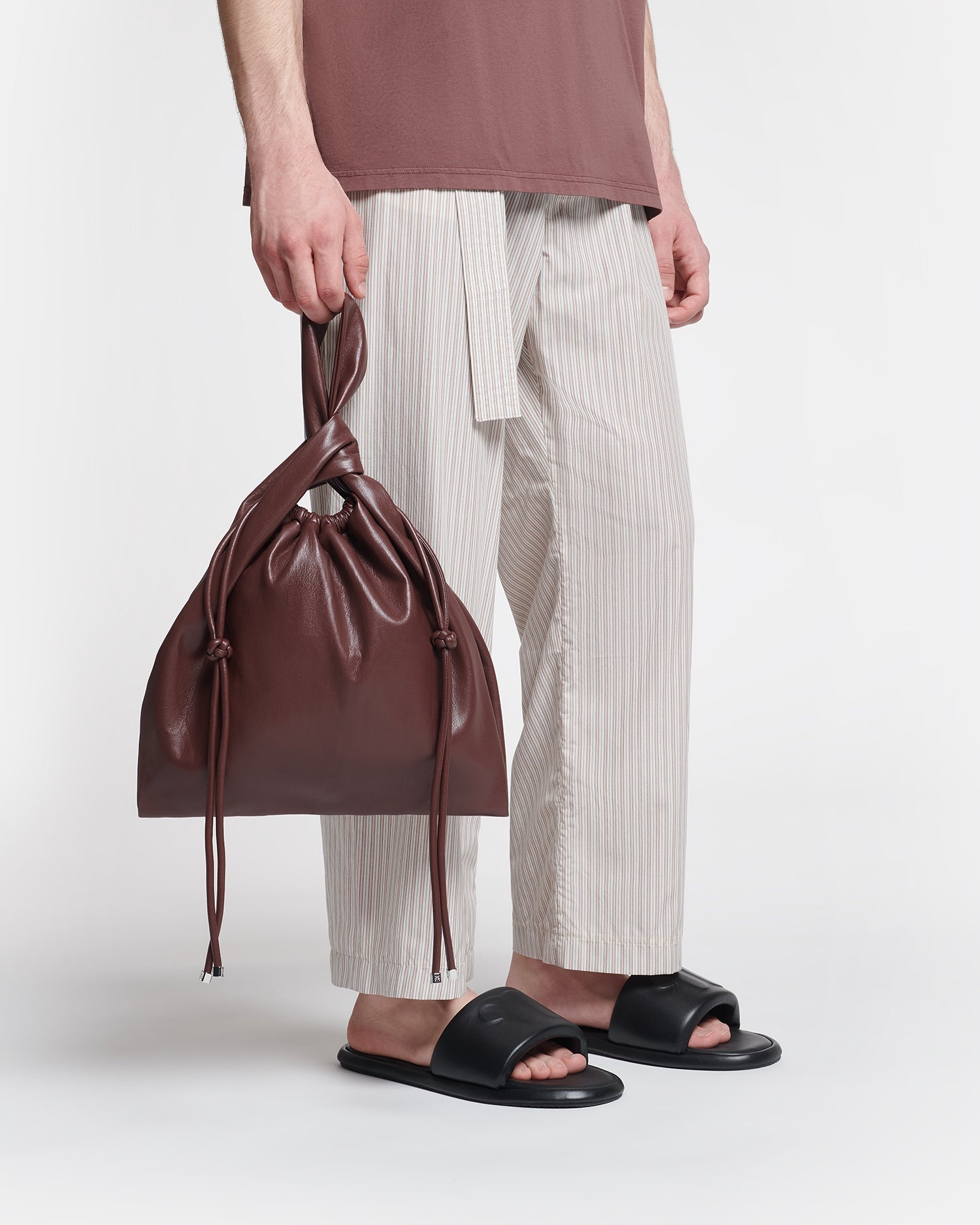 Drawstring Okobor™ Alt-Leather Clutch Bag - 8