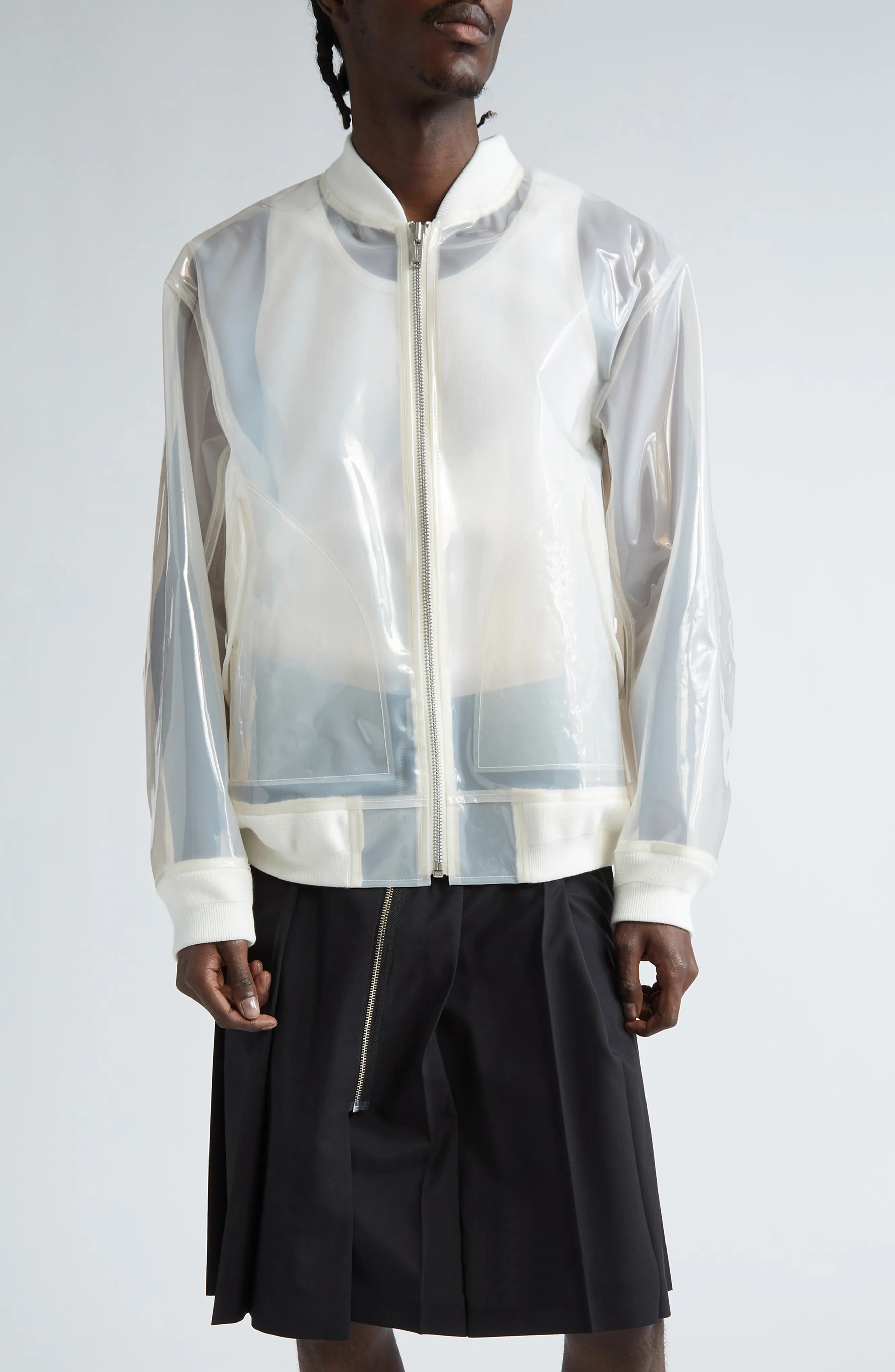 UNDERCOVER Transparent Bomber Jacket nordstrom REVERSIBLE - Main Image