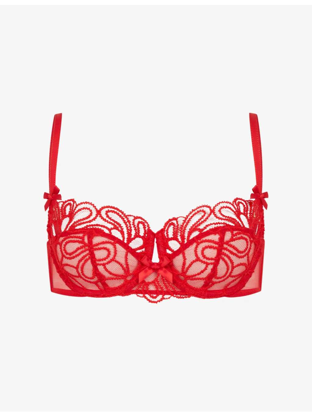 Nelle Balconette Underwired Tulle Bra - 1