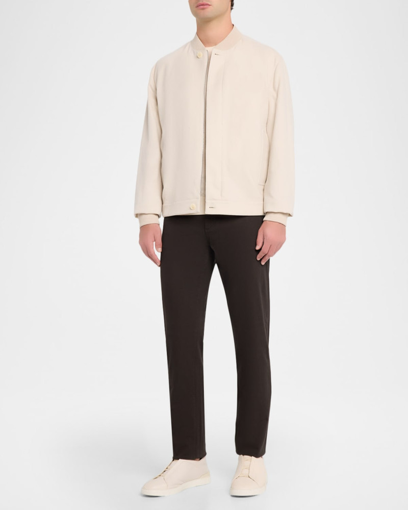 ZEGNA Men's Stretch Gabardine Straight-Leg Jeans outlook