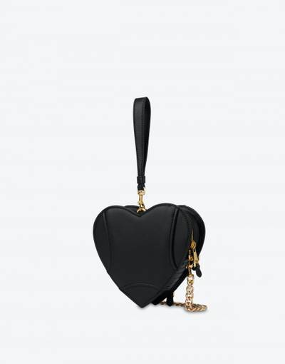 Moschino SMALL HEART BIKER BAG outlook