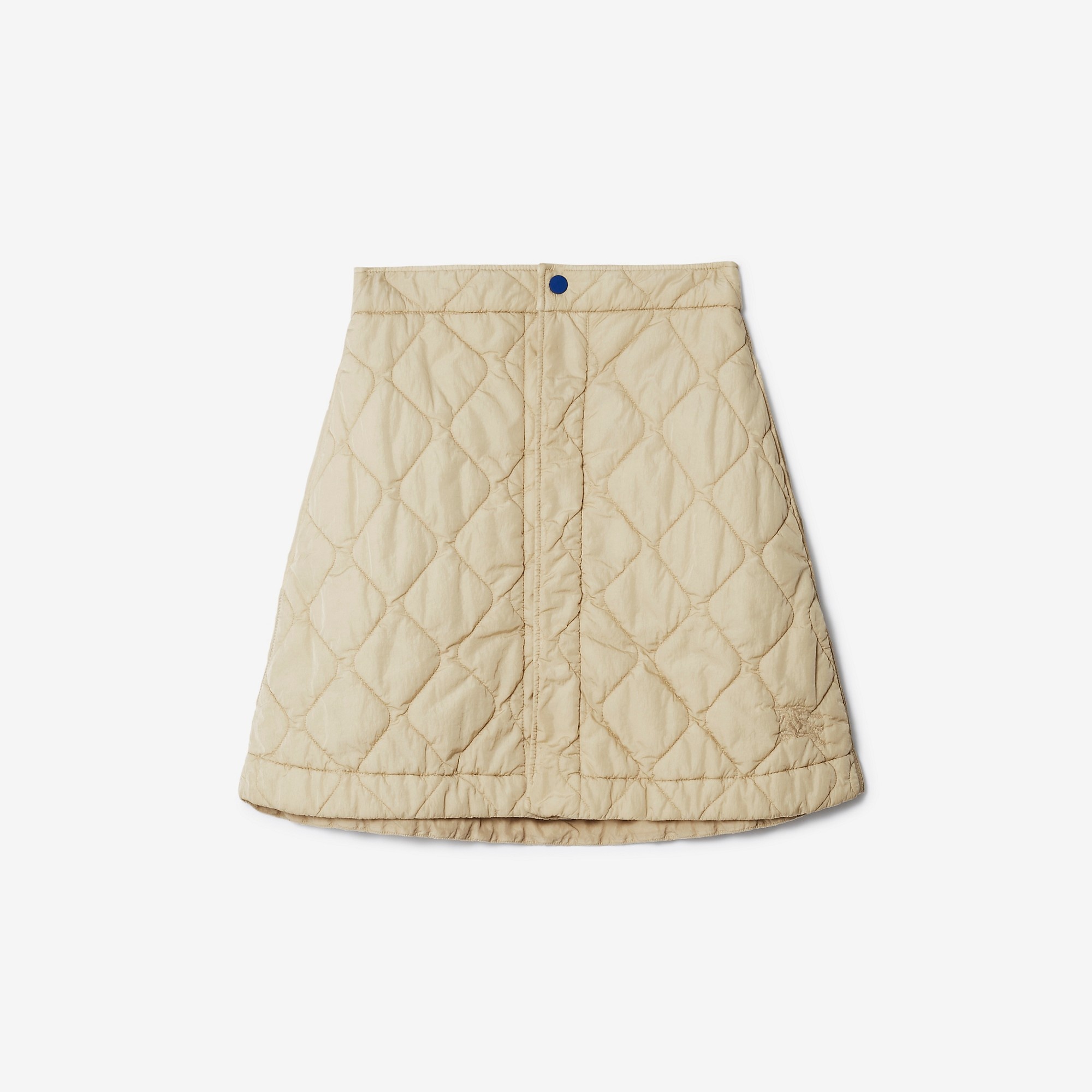 Quilted Nylon Mini Skirt - 1