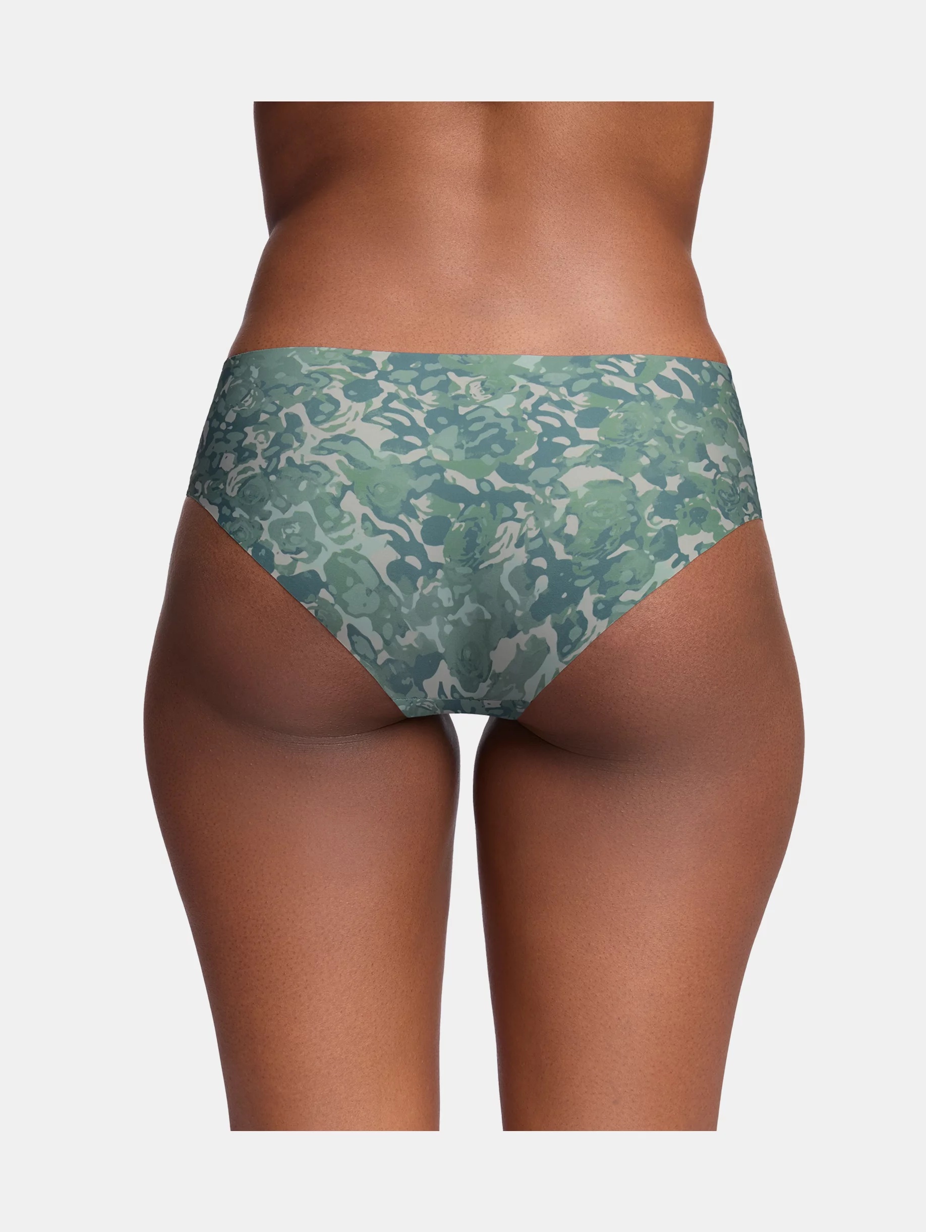 Women's UA Pure Stretch 3-Pack Printed No Show Hipster - 2