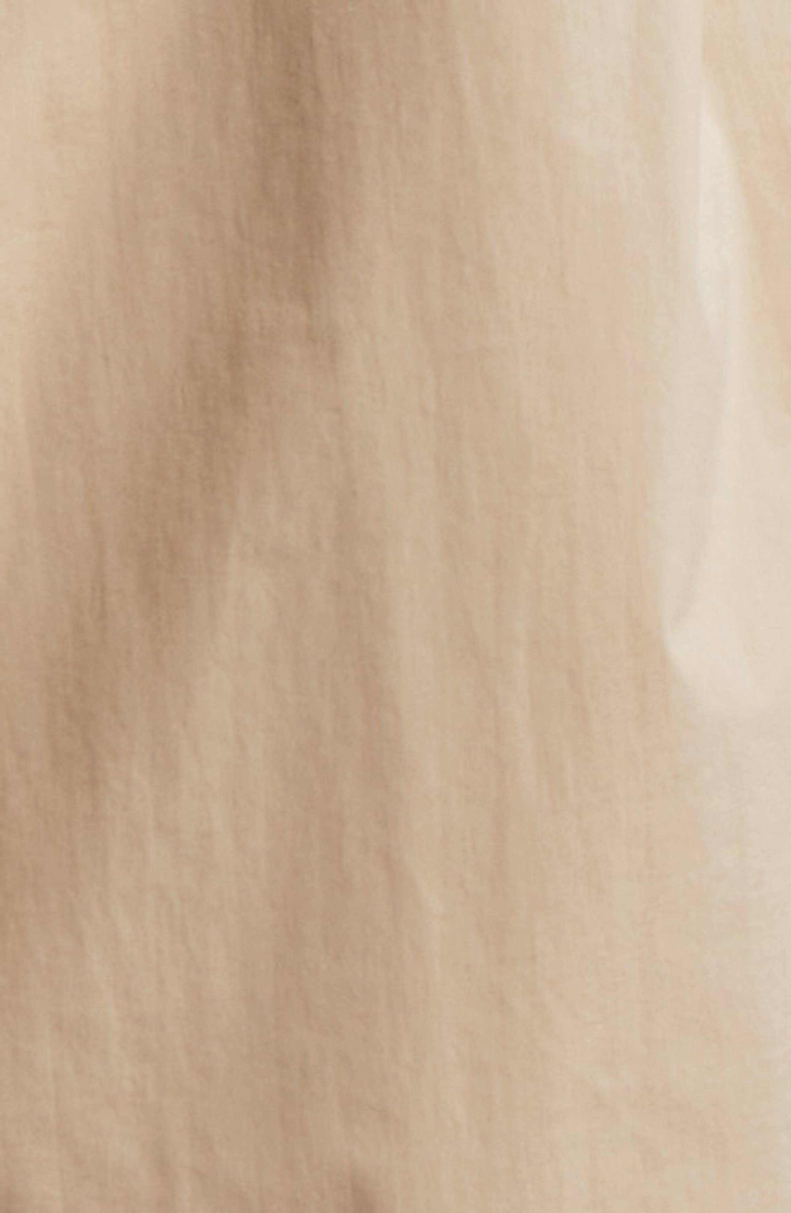 Moncler Nouilles Hooded Longline Coat in Beige at Nordstrom - 6