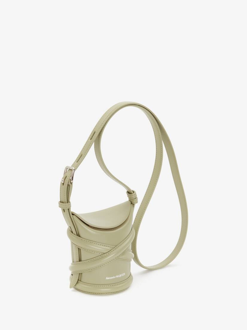 Alexander McQueen The Curve Mini in Sage outlook