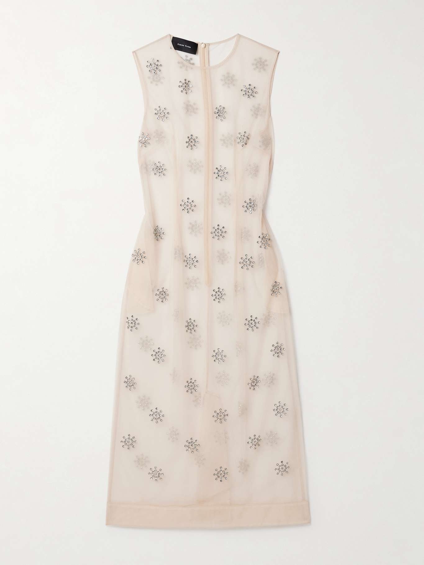 【Simone Rocha】刺繍入り ミディドレス ホワイト 25129273_55782962_600.jpg