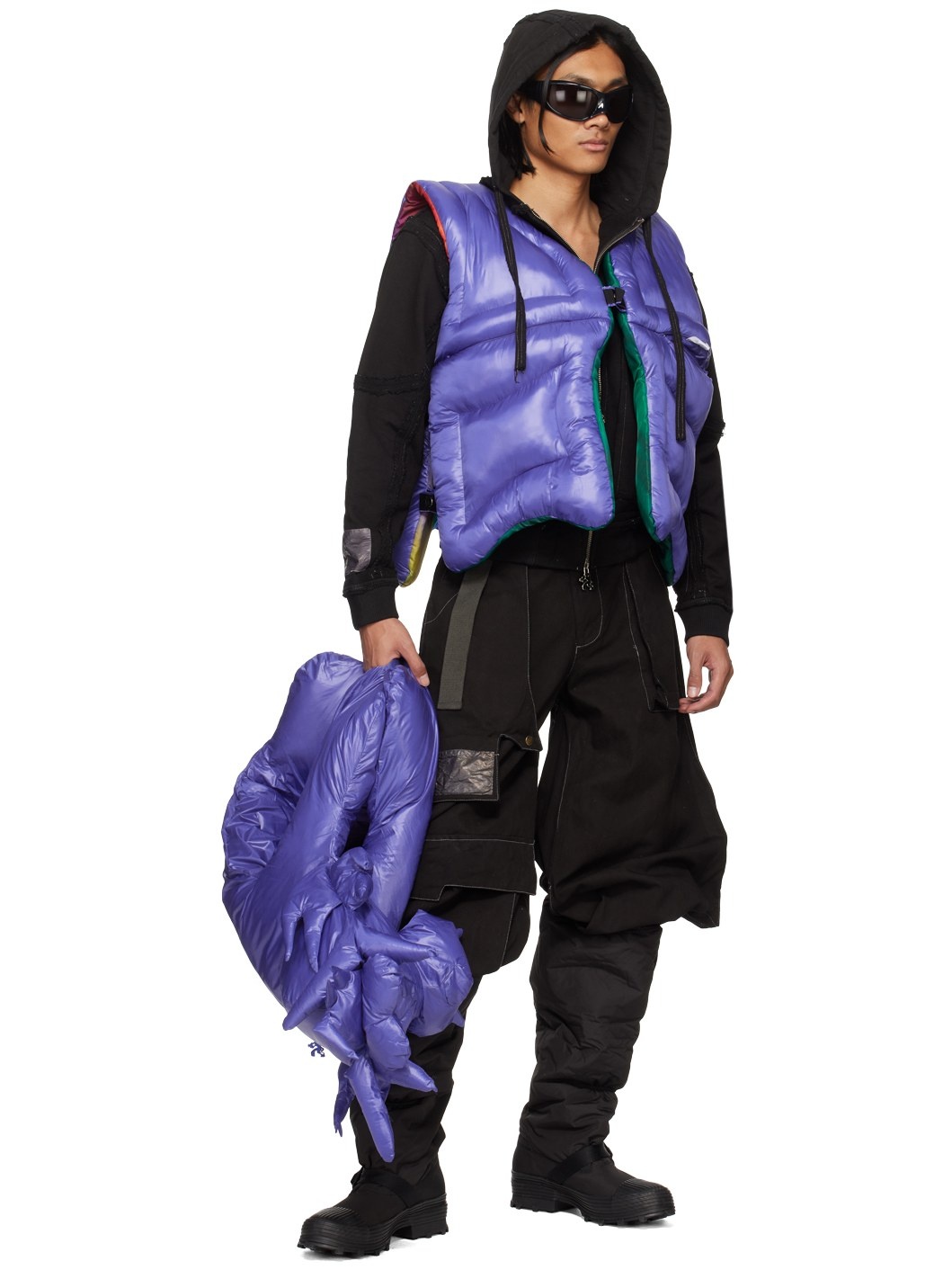 SSENSE Exclusive Black 7-Pocket Cargo Pants - 4
