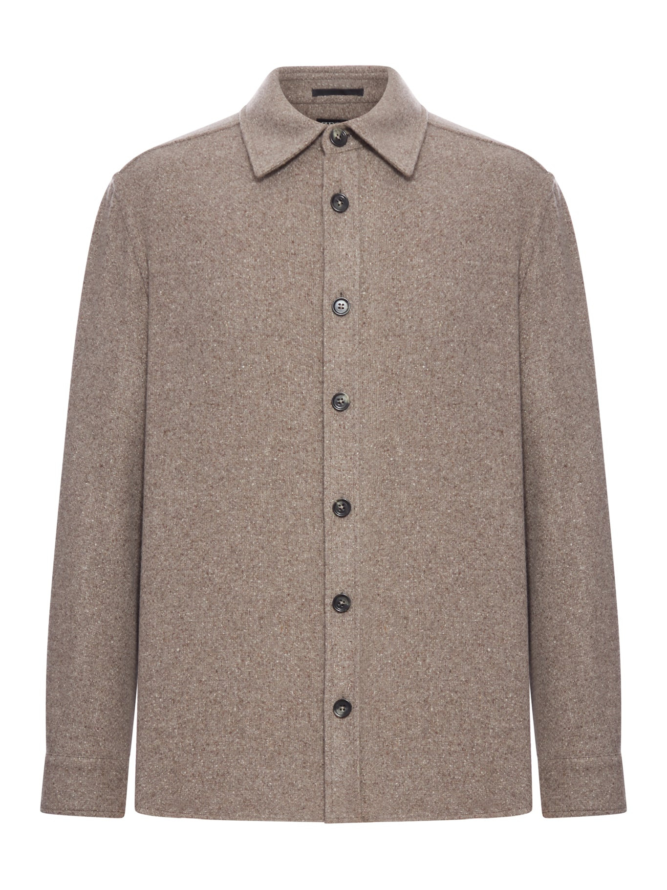 CASHMERE AND SILK OVERSHIRT - 1